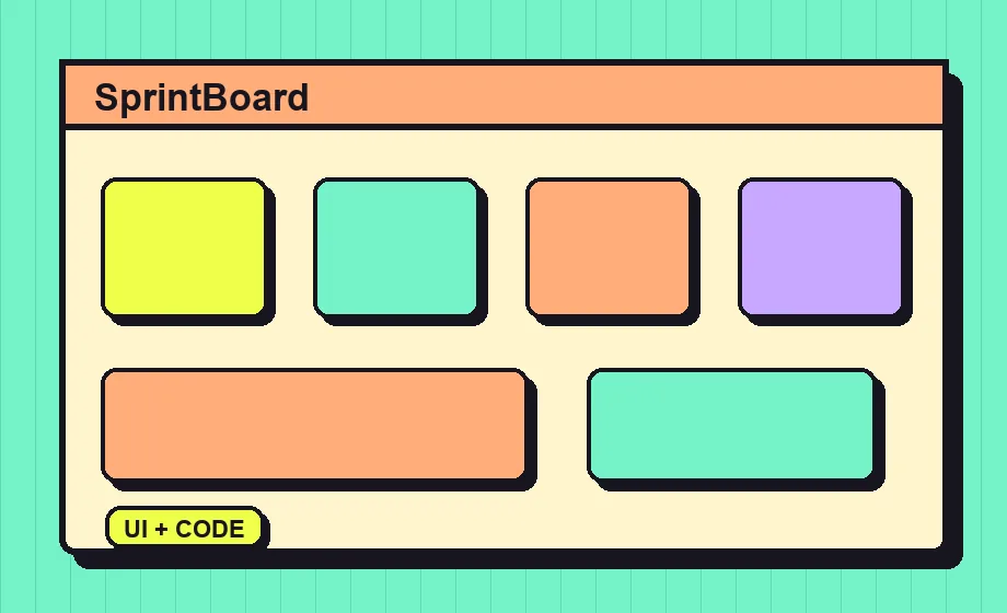 SprintBoard UI interface preview